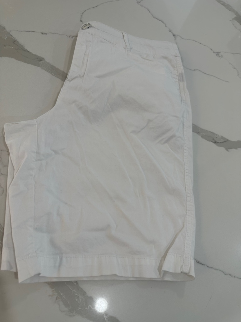 Classic White Bermuda Shorts - Versatile Summer Staple